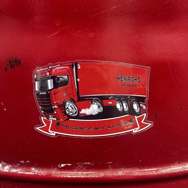 Sticker "Trucking is not a crime"