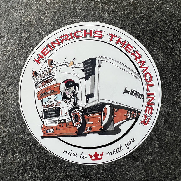 Sticker "Mrs. Heinrichs Cartoon"