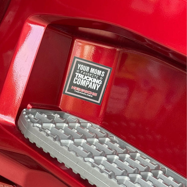 Sticker "Your mom's..."