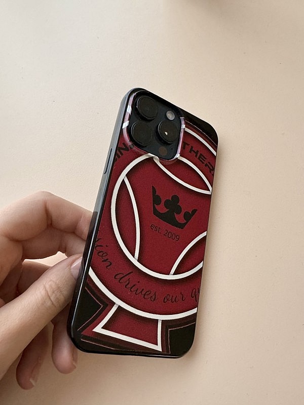 Smartphone Hülle mit “Logo” Heinrichs Thermoliner Schriftzug inclusive individueller Anfertigung