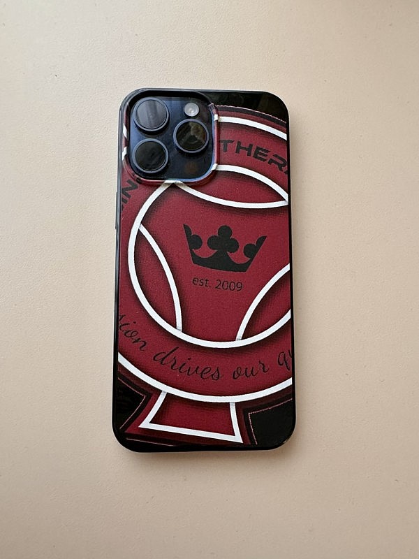 Handyhülle mit “Logo” Heinrichs Thermoliner Schriftzug individuell für verschieden Smatphones