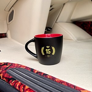 Kaffeetasse “15 Jahre Heinrichs”