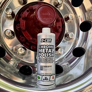 D-con chrome & metal polish auf Heinrichs thermoliner Felge