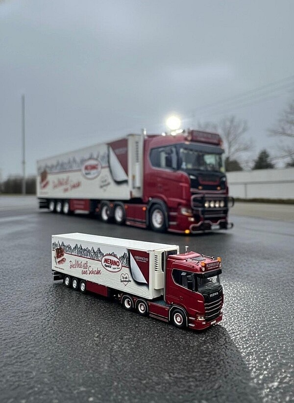 Das Original Heinrichs Thermoliner Merano und sein kleiner Bruder als Modell.