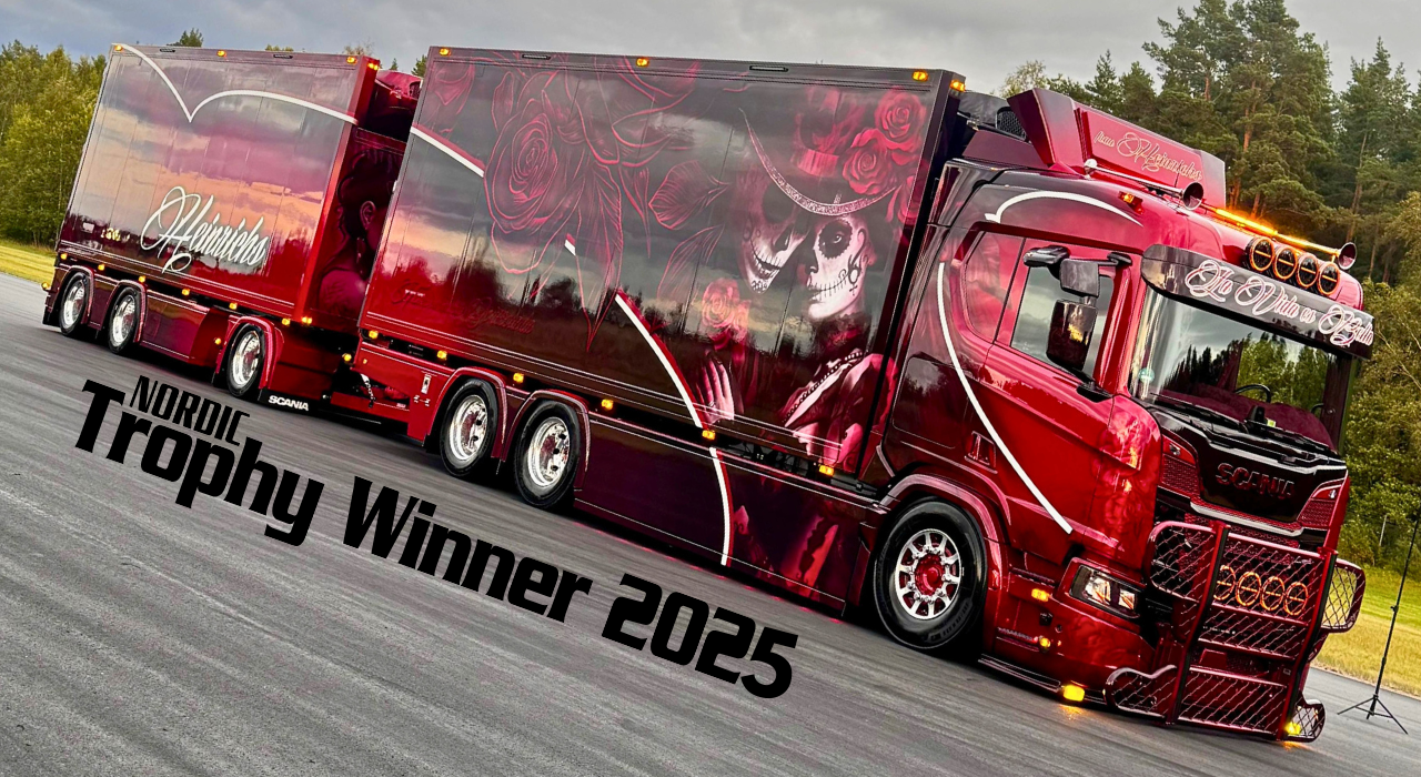 Nordic Trophy gewinner 2025. Best of Show Heinrichs Thermoliner mit dem Hängerzug La vida es Bella