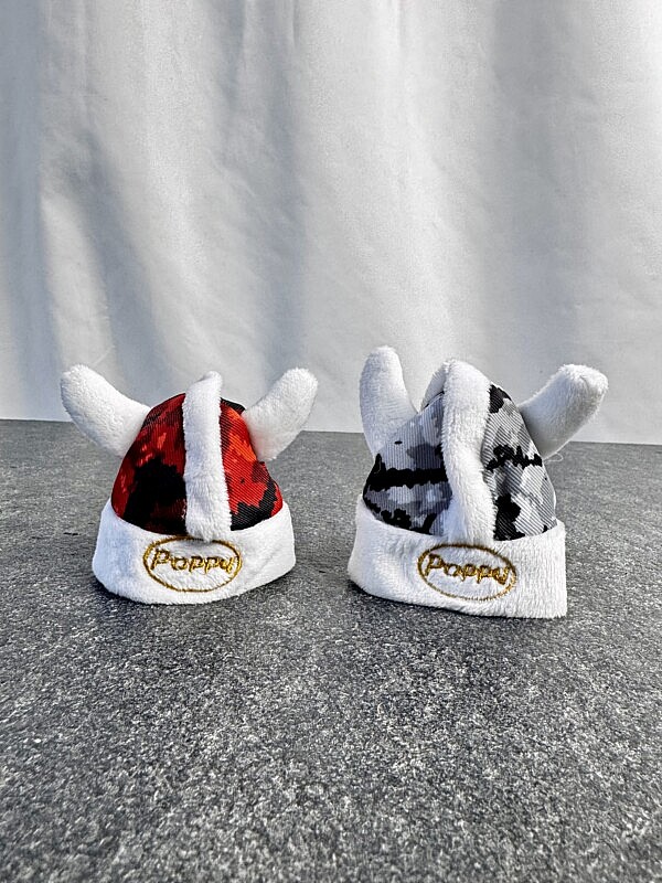 poppy grace mate wikingerhut danish plush rot und scharz