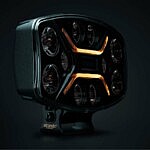 Strands Dark Knight Insane LED Driving Light Oval mit orangefarbenem Positionslicht