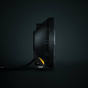 Strands LED Zusatzscheinwerfer Seitenansicht mit Kühlrippen für LKW und Offroad