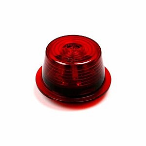 Strands LED Rücklicht Rund – rote Positionsleuchte mit klarer Linse, langlebige LED-Technik für LKW, Anhänger und Nutzfahrzeuge