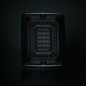 Strands LED Heckleuchte rechteckig schwarz im ausgeschalteten Zustand