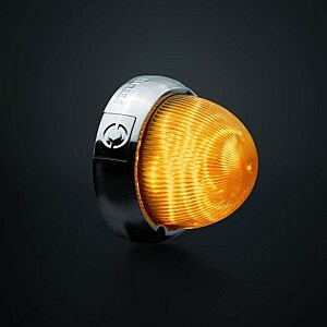 Strands LED Begrenzungsleuchte orange mit Chromgehäuse für LKW und Trailer