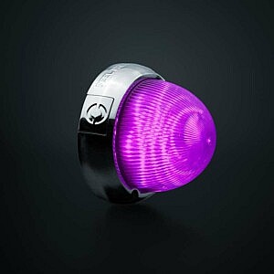 Strands LED Begrenzungsleuchte Lila mit Chromgehäuse für LKW und Trailer