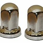 Radmutterkappen XL Chrom – 2 Stück LKW Radmutter Abdeckung