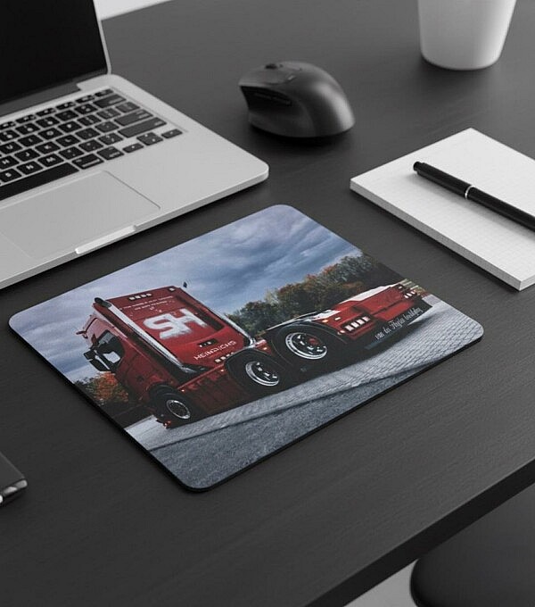 Mousepad mit Druck Showtruck Boogie von Heinrichs Thermoliner