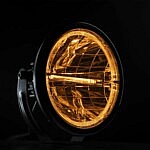 Strands Ambassador Driving Light 9 Zoll Amber Frontansicht LED