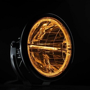 Strands Ambassador Driving Light 9 Zoll Amber Frontansicht LED