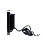 Strands Dark Knight IZE Square LED Nebelscheinwerfer Seitenansicht mit Kabel