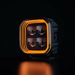 Strands FOR9T 78W LED Worklight No Glare Frontansicht Amber leuchtend