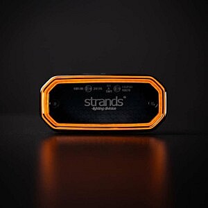 Strands FOR9T Scale amber Side Marker LED, rechteckiges Gehäuse, aktiver Leuchtrahmen