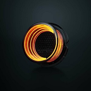 Strands FOR9T GEO amber LED Side Marker mit Ringbeleuchtung, rund leuchtend Produktfoto