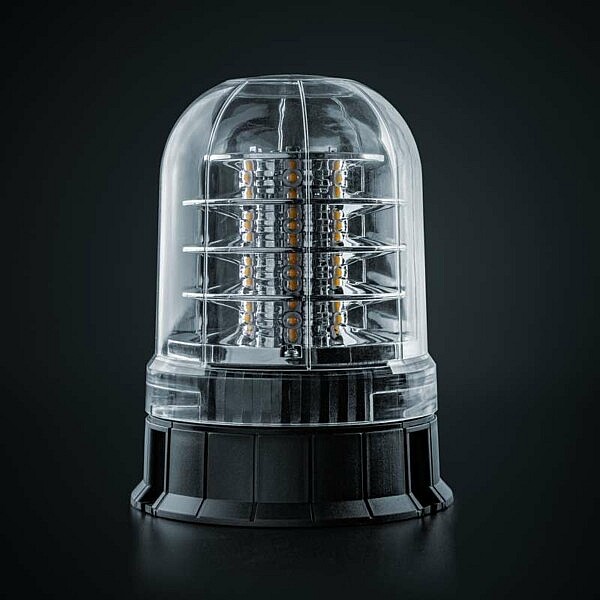 Big Energy XL LED Warnlicht klar, Dome-Gehäuse, ausgeschalteter Zustand Produktdarstellung