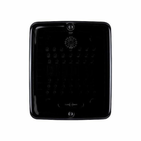 Strands Dark Knight IZE LED Nebelscheinwerfer – Frontansicht, schwarze Linse, quadratisches Design, hochwertige LED-Technik für Trucks