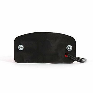 Strands LED Kennzeichenleuchte – Rückansicht mit schwarzem Gehäuse und Kabelanschluss, universell für LKW und Trailer montierbar