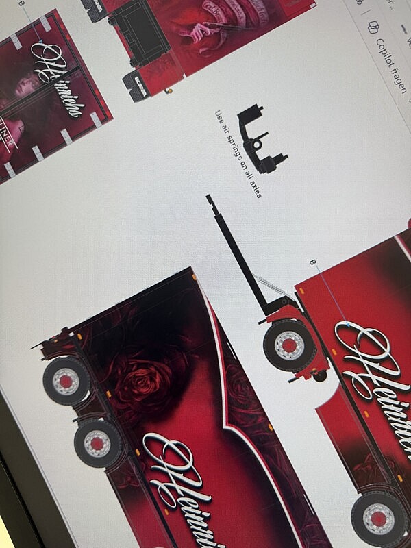 La Vida es Bella Scania Hängerzug von Heinrichs Thermoliner, Best of Show 2025 Tekno Modell