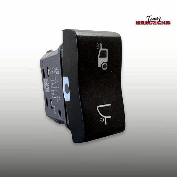 Scania NextGen LKW Schalter-Leuchtschild & Talmu hochwertiger Wippschalter für Fahrerhaus, Team Heinrichs Zubehör