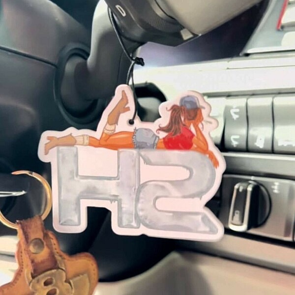 Duftbaum vom neuen SH Trucker Girl Rückseite